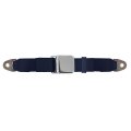 1992 Cadillac Cars CHROME FLIP STYLE LAP BELT, DARK BLUE (4004) 74