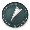 1966 Pontiac GTO/LeMans/Tempest WOOD STEERING WHEEL HORN BUTTON EMBLEM (GREEN) | ST3361Z