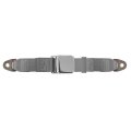 1992 Cadillac Cars CHROME FLIP STYLE LAP BELT, GRAY (6005) 74