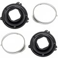 1967 Pontiac Firebird/TransAm HEADLAMP MOUNTING BUCKET - RH PAIR WITH RINGS (C&D) BULBS NOT INCLUDED | GH2630F