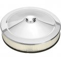 1967 Pontiac GTO/LeMans/Tempest HO AIR CLEANER OPEN ELEMENT WITH CHROME LID, FILTER & DROP BASE | CB1549Z