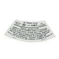 1967 Pontiac Firebird/TransAm A98C AIR CLEANER SERVICE DECAL BLACK (DT0070) | DC1710F
