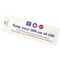 1968 Pontiac Firebird/TransAm KEEP YOUR GM CAR ALL GM DECAL (DT0128) | DT0128