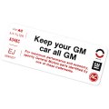 1975 Pontiac Firebird/TransAm KEEP YOUR GM CAR ALL GM DECAL EJ 8994027 EACH | DT0340