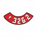 1968 Pontiac Firebird/TransAm 326-2V AIR CLEANER DECAL (DT0307) | DC1745F