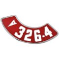 1968 Pontiac Firebird/TransAm 326-4V AIR CLEANER DECAL EACH | DT0308