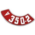 1968 Pontiac Firebird/TransAm 350-2V AIR CLEANER DECAL EACH | DT0309