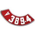 1968 Pontiac Firebird/TransAm 389-4V AIR CLEANER DECAL EACH | DT0312