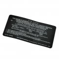 1968 Pontiac GTO/LeMans/Tempest  350-2V AT/MT EMISSION DECAL  (DT0039) | DT0039