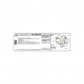 1981 Pontiac Firebird/TransAm   TURBO 4.9 AT EMISSION DECAL  (DT0623) | DC1847F
