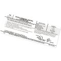 1974 Pontiac Firebird/TransAm 350-4V AT EMISSION DECAL PB 495721 EACH | DT0227