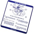 1967 Pontiac Full Size JACK STOWAGE DECAL CONVERTIBLE EACH | DT0212