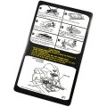 1974 Pontiac Full Size JACK INSTRUCTIONS DECAL CONVERTIBLE GRAN AM GM 495303 EACH | DT0234