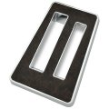1969 Pontiac Firebird/TransAm UPPER SHIFT PLATE FOR AUTOMATIC TRANS POWERGLIDE (CORRECT BURLWOOD INCLUDED WITH TOP PLATE) | CP1498F
