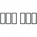 1970 Chevrolet Impala/Caprice/Bel Air TAIL LIGHT LENS SEAL - SET OF SIX | XL4988P