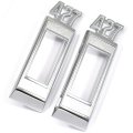 1969 Chevrolet Impala/Caprice/Bel Air FRONT MARKER LIGHT CHROME BEZELS (ENGINE SIZE 427) PAIR | XL5005P
