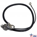 1967 Chevrolet Impala/Caprice/Bel Air S  BATTERY CABLE, NEGATIVE, 283-327 C.I., WITH A/C | 06805