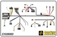 1972 Chevrolet Monte Carlo DASH HARNESS, WITH ROUND DASH PODS, WITH FACTORY GAUGES | CH28060