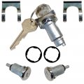 1961 Chevrolet Impala/Caprice/Bel Air IGNTION & DOOR LOCK KIT - ORIGINAL (WITH LONG CYLINDER) KEY 160A | KL3495P