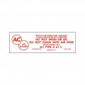 1959 Chevrolet Impala/Caprice/Bel Air DC0337 FUEL INJECTION AIR CLEANER SERVICE DECAL | DC1718P