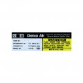 1978 Chevrolet Impala/Caprice/Bel Air DC0980 DELCO AIR CONDITIONER COMPRESSOR DECAL | DC1932P