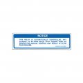 1982 Chevrolet Impala/Caprice/Bel Air DC1040 DIESEL GLOW PLUG CAUTION DECAL | DC1940P