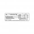 1976 Chevrolet Impala/Caprice/Bel Air 250-1V AT/MT EMISSION DEC US-CAL (DC0999) | DC2042Z