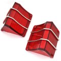 1967 Chevrolet El Camino TAIL LAMP LENS WITH CHROME - PR | XL4062E