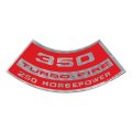 1970 Chevrolet Monte Carlo 350 TURBO-FIRE 250 HP AIR CLEANER DECAL (DC0097) | DC1954C