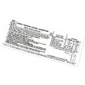 1973 Chevrolet Chevelle/Malibu 350-2V AT/MT EMISSION DECAL - WF (DC0503) | DC2103V