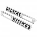 1969 Chevrolet Chevelle/Malibu FRONT MARKER LIGHT CHROME BEZELS (ENGINE SIZE 350) PAIR | XL6659V