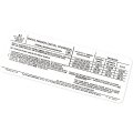 1975 Chevrolet El Camino 350-4V AT/MT EMISSION DECAL A-B AS360420 EACH | DC0590