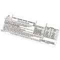1975 Chevrolet El Camino 350-4V 400-4V AT/MT EMISSION DECAL ZB346209 EACH MADE IN THE USA | DC0588