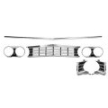 1967 Chevrolet El Camino COMPLETE (MALIBU) GRILLE KIT INCLUDES GRILLE, HEADLAMP BEZELS, OUTER GRILLE EXTENSIONS, HOOD MOLDING | GH1241V