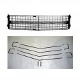 1970 Chevrolet Chevelle/Malibu COMPLETE GRILLE KIT INCLUDES BLACK GRILLE, HORIZONTAL GRILLE MOLDINGS, | GH1247V