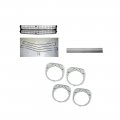 1970 Chevrolet Chevelle/Malibu COMPLETE GRILLE KIT WITH HEADLAMP BEZELS (INCLUDES BLACK GRILLE, HORIZONTAL GRILLE MOLDINGS, | GH1248V