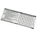 1972 Oldsmobile Cutlass/442/F85 CUTLASS/442 GLOVE BOX DOOR MAINTENANCE DECAL (TPP001); (OE 3991751) DC0168 | DC4656T