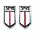 1967 Chevrolet Nova/Chevy II DOOR PANEL EMBLEMS - PR | EM5825N