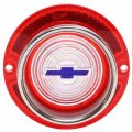 1963 Chevrolet Impala/Caprice/Bel Air BACKUP LIGHT LENS WITH TRIM (BLUEDOT BOWTIE) - EA* | XL5247P