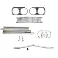 1965 Chevrolet El Camino COMPLETE GRILLE KIT - INCLUDES GRILLE, HEADLAMP BEZELS, BELOW HEADLAMP MOLDINGS, EYEBROW MOLDINGS & HOOD MOLDING | GH1239V