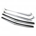 1972 Chevrolet Monte Carlo WIPER ARM KIT, THIS KIT INCLUDES 2 WIPER ARMS WITH BLADES FOR RECESSED WIPERS (BRUSHED FINISH) | WW1654Z