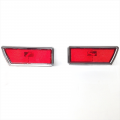 1972 Buick Skylark/GS/Regal/GN QUARTER PANEL SIDE MARKER RED LENS WITH CHROME BEZEL - PR* | XL4738S