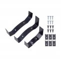 1967 Chevrolet Nova/Chevy II CONSOLE BRACKET KIT (4-SPEED) - 3 PIECE KIT | CP5014N