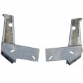 1968 Pontiac GTO/LeMans/Tempest FRONT BUMPER BRACKETS FOR CAR WITH HIDEAWAY HEADLIGHTS NEW (BARE METAL - PAINT TO MATCH) - SET MADE IN THE USA | BP5192G