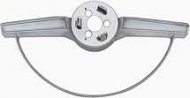 1966 Chevrolet Impala/Caprice/Bel Air STEERING WHEEL HORN RING; CHROME; GM 3882985 | 3882985