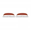 1968 Chevrolet Impala/Caprice/Bel Air REAR FENDER SKIRTS WITH MOLDINGS - PR | BP5784P