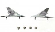 1960 Chevrolet Impala/Caprice/Bel Air FENDER TOP ORNAMENTS (CHROME) - PR | EM5873P
