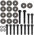 1968 Chevrolet El Camino BODY BUSHING HARDWARE KIT (OEM STYLE BOLTS WITH FLANGED HEAD - BLACK OXIDE) | HB3010Z