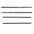 1983 Chevrolet Monte Carlo WINDOWFELT KIT INNERS & OUTERS WITHOUT REVEAL MOLDING ON CAR (OEM) WITH ROUND BEAD - 4 PIECES WITHOUT REVEAL. | WS2453M