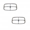 1969 Pontiac GTO/LeMans/Tempest GTO PARK LAMP LENS BEZEL CHROME DIECAST - PR | XL6816G